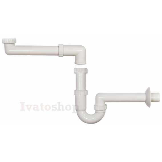 Obrázok pre EcoMaster Trubkový sifon 6/4" x 40 pro drtič