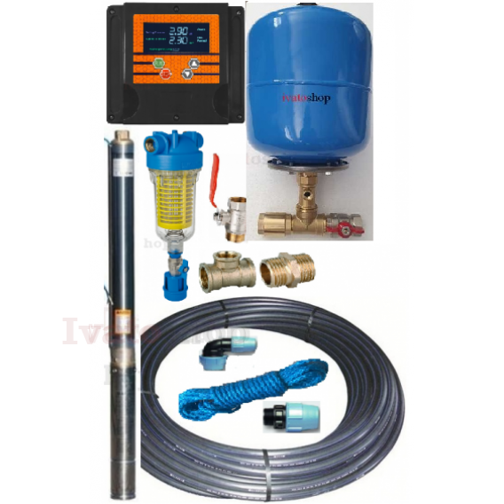 Obrázok pre Kompletný ponorný set s frekvenčným meničom IBO 3Ti27 IVR, 20m, 230V