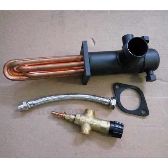 Obrázok pre Dochladzovacia bezpečnostná špirála s ventilom pre 3,4 a 5 článkové kotle