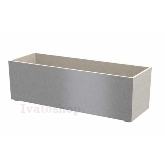 Obrázok pre Granisil granitový květináč KUBI 90 cm Béžový