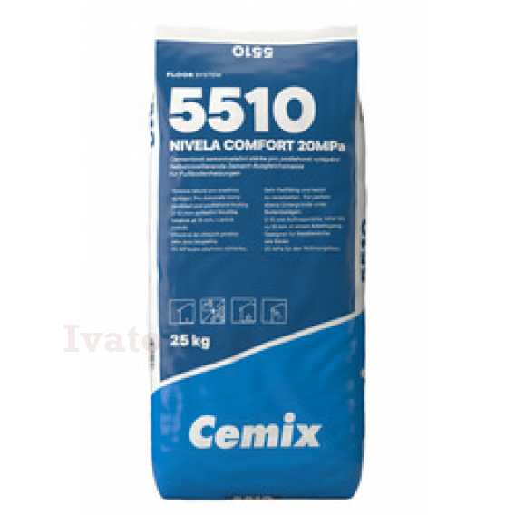 Obrázok pre CEMIX 5510 Samonivelačná hmota Nivela COMFORT 20MPa 25kg