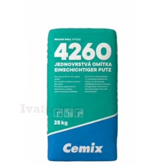 Obrázok pre CEMIX 4260 Jednovrstvová univerzálna omietka 25kg