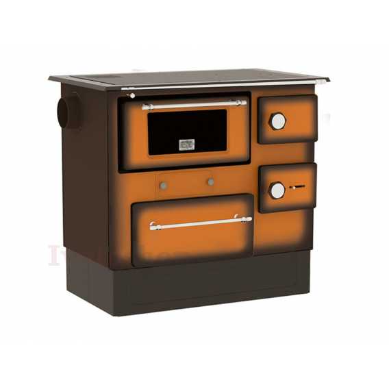 Obrázok pre Sporák na tuhé palivo s varnou doskou REGULAR 46 ECO Delux, ľavé pripojenie