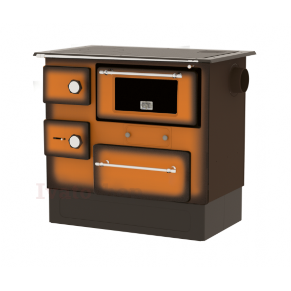 Obrázok pre Sporák na tuhé palivo s varnou doskou REGULAR 46 ECO Delux, pravé pripojenie