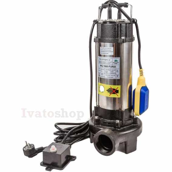 Obrázok pre Kalové čerpadlo OMNIGENA WQ 1500 Furia s rezacím zariadením