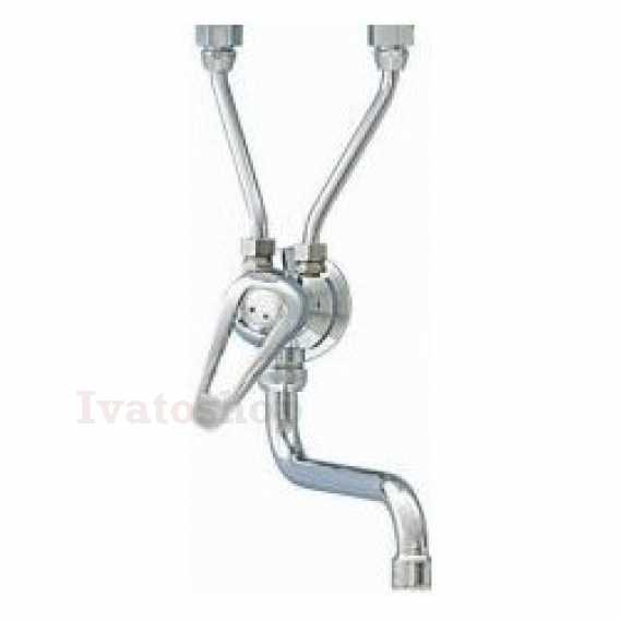 Obrázok pre Drezová ( do steny ) páková batéria HAKL SLIM, 30 cm