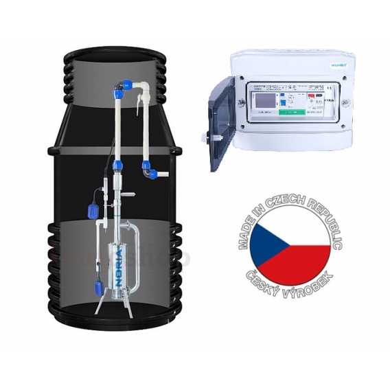 Obrázok pre Prečerpávacia stanica NORIA TLAKAN P4 SMART N1 KRG, 230V, komplet so šachtou
