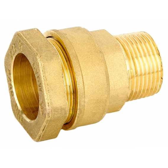 Obrázok pre Mosadzná zverná spojka - vonkajší závit 32 x 1", 25bar