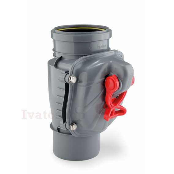 Obrázok pre KARMAT KANALIZAČNÁ SPÄTNÁ KLAPKA ZVISLÁ DN 125, ZB125 Pion